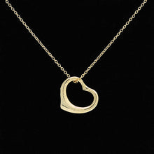 Lade das Bild in den Galerie-Viewer, Tiffany &amp; Co. Elsa Peretti &quot;offenes Herz&quot; Halskette in 18KT Gold mit Box
