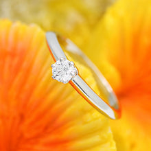 Lade das Bild in den Galerie-Viewer, Tiffany &amp; Co. Verlobungsring Platin 950- Gr.53 - Box &amp; Zertifikat 0,23 ct - VS2
